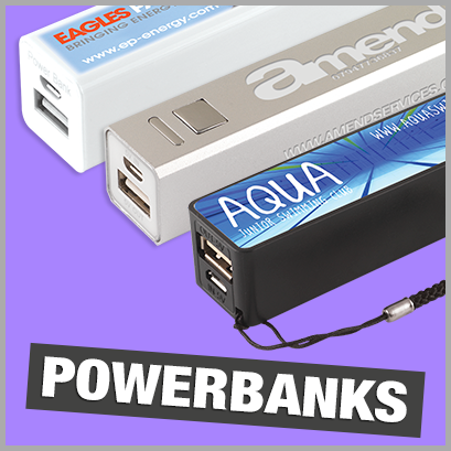 Promotional Powerbanks with no MOQ